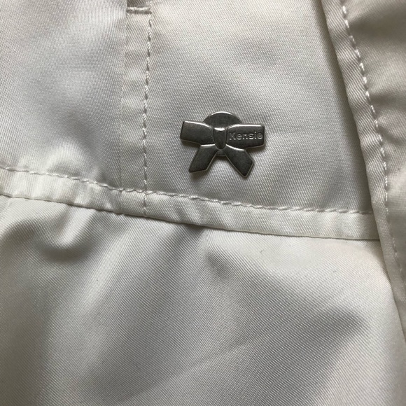 KENSIE White ruffle coat Washable! - Picture 5 of 10